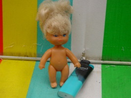 Vintage Soviet Russian USSR  African-Soviet Plastic Doll about 1964 - $18.11