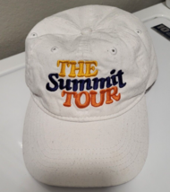 The Summit tour hat cap mens buckle back white baseball cap - £7.41 GBP