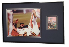 Sid Bream Signed Framed 11x17 Photo Display Braves 1992 NLCS - £55.52 GBP