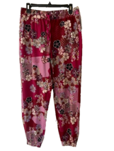 new Johnny Was Women&#39;s Active Floral Print Yama Track Joggers Pants size XLarge - £98.48 GBP