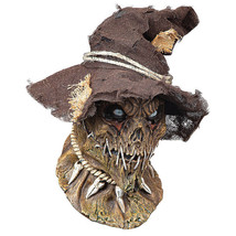 Possessed Scarecrow 26896 Full Head Costume Latex Mask Cosplay Adult One Size - £45.53 GBP
