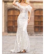 Sherri Hill Leaf Lace Maxi Dress Size 6 - €252,52 EUR
