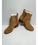 NIB SOREL Cate Waterproof Suede Block Heel Bootie/Side Zip Size 7.5 Came... - €103,43 EUR
