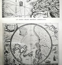 Maps Of Waters Used By Whalers 1926 Nautical Antique Print Whale Hunting... - €17,25 EUR