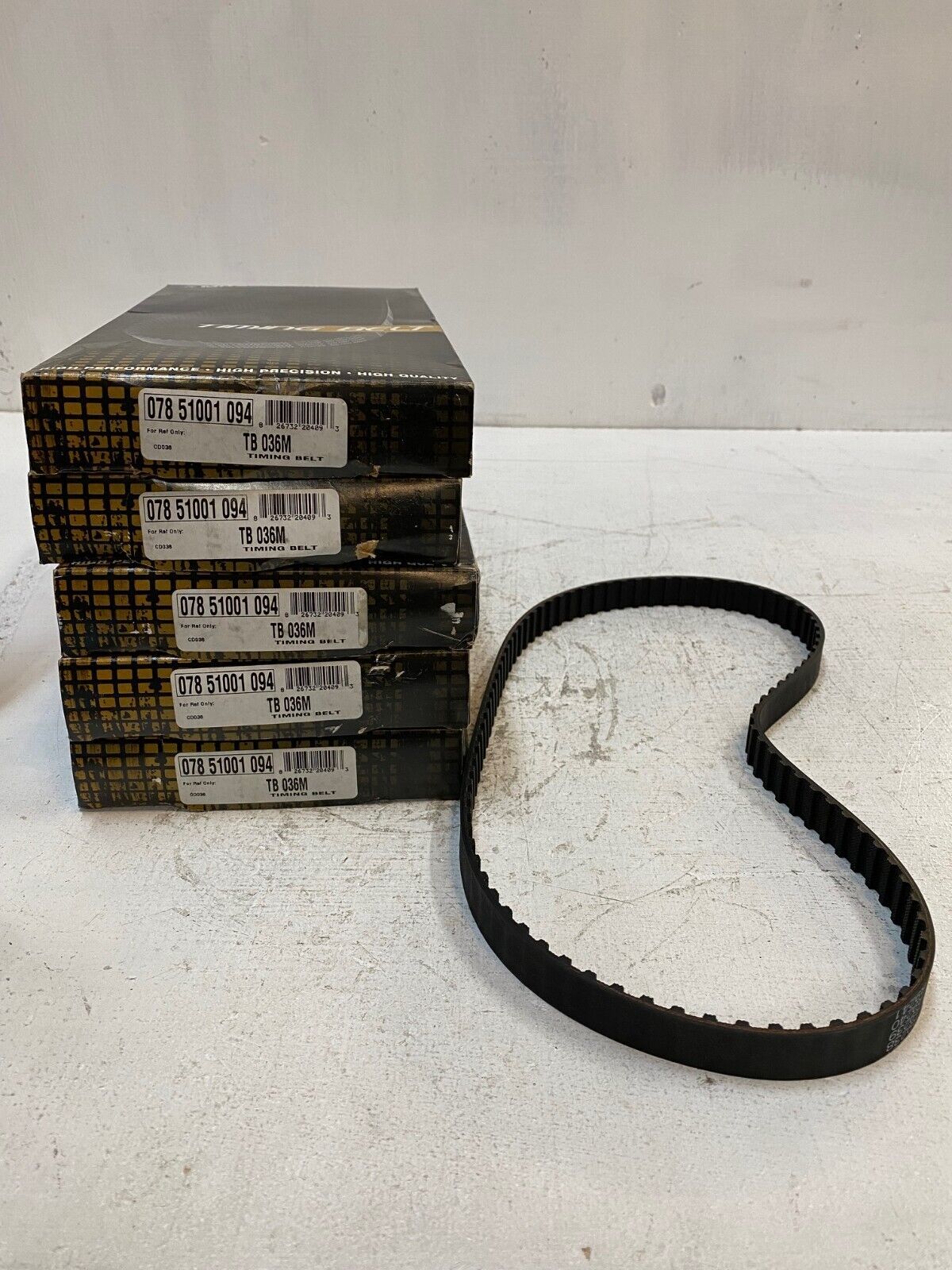 5 Quantity of Mitsubishi Timing Belts TB036M, 07851001094, CD036 (5 Quan... - $64.97