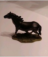 Horse Figurine/Staue Black Stallion Western Style 4.5 &quot; Tall  Perfect Fo... - $309.17 MXN