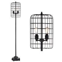 Odette 65&quot; Industrial Metal Floor Lamp Industrial,Rustic,Transitional Fo... - $142.99