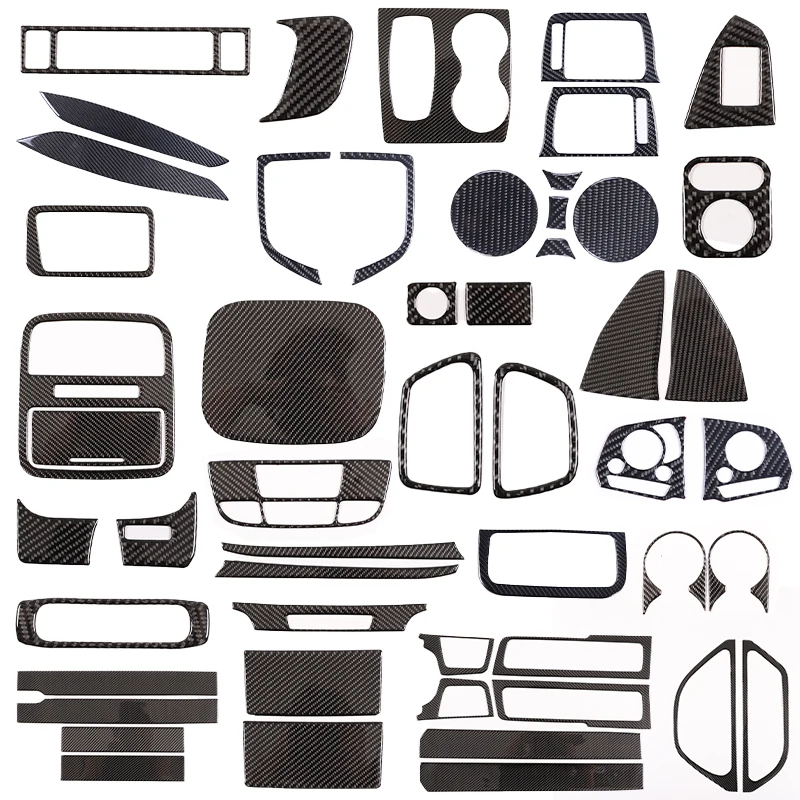 Whole Interior Stickers For Honda Pilot 2015-2022 Black Carbon Fiber Car - £18.19 GBP+