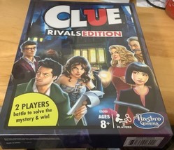 Clue Rivals Edition Board Game by Hasbro 2 Players Ages 8+ New Factory S... - £5.41 GBP