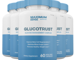GLUCOTRUST Capsules, Glucotrust Blood Sugar Supplement Maximum Edge Form... - £70.69 GBP