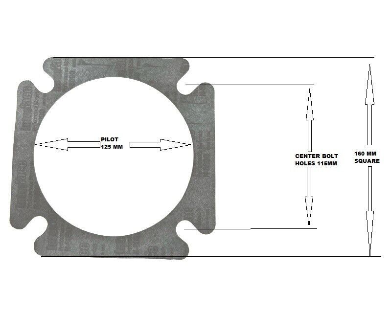 HYDRAULIC PUMP C-PAD MOUNTING GASKET EATON DANFOSS VICKERS  CESSNA PARKE... - $10.00