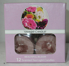 Yankee Candle 12 Scented Tea Light T/L Box Candles Beautiful Bloom - £16.73 GBP