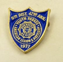 VTG American Legion Youth Parade Lapel Pin 1977  9th District - $9.85