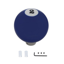 Blue 2 Pool Ball Gear Shift Knob Lever Handle Column Floor Shifter Hot R... - $12.30