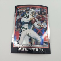 2001 Bowman Vinny Testaverde 12 Chrome New York Jets Football Card - £3.43 GBP