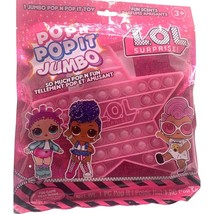 LOL Surprise Pop It Toy Star Shaped Fidget JUMBO SIZE Pink 8 inches - £7.91 GBP