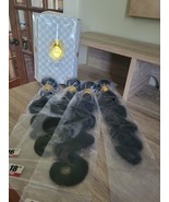 100% Human Hair Bundles Natural Black 16&quot; 18&quot; 20&quot; 22&quot; - $82.17 CAD