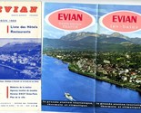 EVIAN  les Bains France Tourism Booklet and Hotels &amp; Restaurants Brochur... - $19.78
