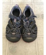 Keen Kids Newport H2 Waterproof Hiking Sandals Blues/Orange Youth Size 12 EUC - £25.16 GBP