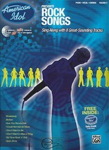 American Idol Rock Songs for Piano, Vocal, and Chords W/CD - £13.54 GBP