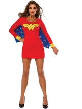 Rubies Womens Dc Superheroes Wonder Woman Cape Dress, Multi, Medium - £67.76 GBP