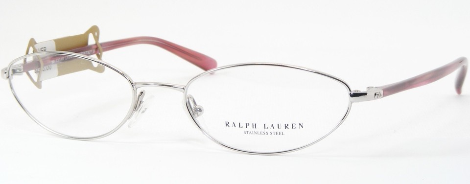 RALPH LAUREN RL 1370 1H7 Silver EYEGLASSES GLASSES METAL FRAME 50-17-135... - $79.20