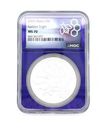 2025 Malta 5 Euro .9999 1 Oncia Argento D'Oro Aquila Moneta NGC MS70 Tra... - $146.92