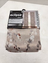 NEW Eclipse Zero 100% Blackout 74” W 84” L Curtains 2 Pocket Panels Axel... - $19.30