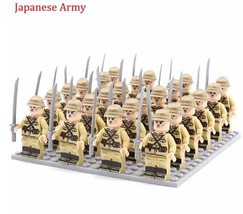 WW2 Military War Soldier Figures Bricks Japanese Army 2 Kids Toys Gifts - £12.43 GBP