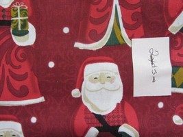 JO-ANN Fabrics Old World Santa Claus Christmas Cotton Fabric 2 Yards - £17.00 GBP