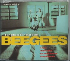 Bee Gees - For Whom The Bell Tolls / Stayin&#39; Alive / Massachusetts 1993 Uk Cd - £19.90 GBP