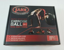Body By Jake - Exercise Ball Burst Resistant - 65 cm - 5&#39;8&quot; - 6&#39;1&quot; Mediu... - $19.79