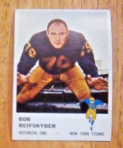 1961 Fleer #218 Bob Reifsnyder New York Titans NM-MT - $17.96