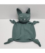 Kate Quinn Green Kitty Cat Security Blanket Baby Lovey - $57.43 CAD