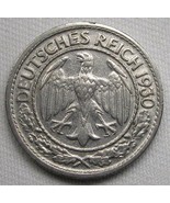 1930-D Germany 50 Reichspfennig CH XF Coin AD870 - £15.92 GBP