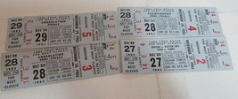 4 Vintage 1980s College Basketball Ticket Stubs Far West Classic Portland Oregon - £7.43 GBP