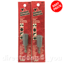 Vermont American Extra Hard #8-10 Slotted W/Finder Power Bit 15067 Pack of 2 - £12.68 GBP