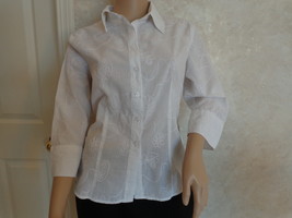 Essentials Blouse by Milano, Italy, Size L? (#1517)  - $17.99