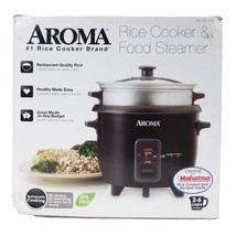 Aroma Housewares ARC-363-1NGB Rice Cooker Food Steamer 2-6 Cups - Open Box - £13.24 GBP
