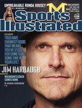 University Of Michigan Coach Jim Harbaugh Sports Illustrated METAL SIGN ... - $24.74