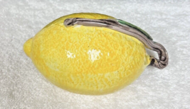 Vintage Italian Extra Large Lemon Display Hanger Detailed Pottery Hand Painted - £23.32 GBP