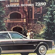 Original 1980 General Motors Full Line Sales Catalog Brochure Cars Truck... - $6.29