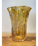 Murano Yellow Large stained handmade glass vase by Giuliano Busato - $2,449.11 CAD