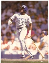 Texas Rangers Rubin Sierra 1991 Pinup Photo - £1.56 GBP
