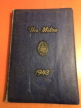 Vtg &#39;43 wartime yearbook Mitre National Cathedral School Washington DC g... - $47.52