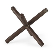10&quot; Rustic Metal X Decorative Sculpture - $1,417.02 MXN