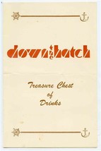 Down The Hatch Treasure Chest of Drinks Menu Touch of the Islands  - £14.22 GBP