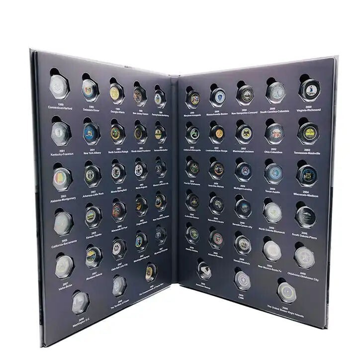 1999-2009 Con Schiuma Interno Moneta Collezione Album per USA Stato Quarter Item image 2