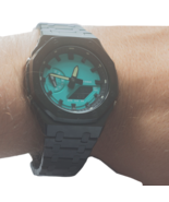 New Tiffany Green Casio G-Shock GA2100 in Steel Case AP Casioak BLACK case&strap - $4,719.78 MXN