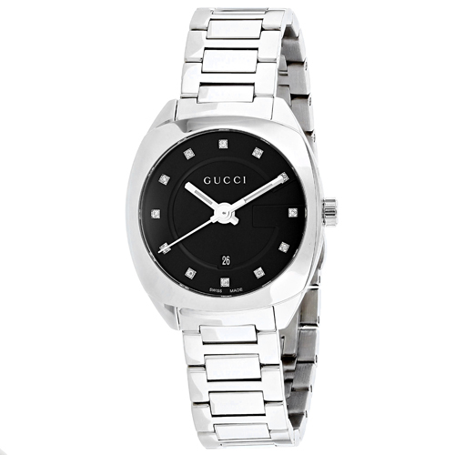 Primary image for Gucci YA142503 Black Dial Stainless Steel Strap Ladies Watch